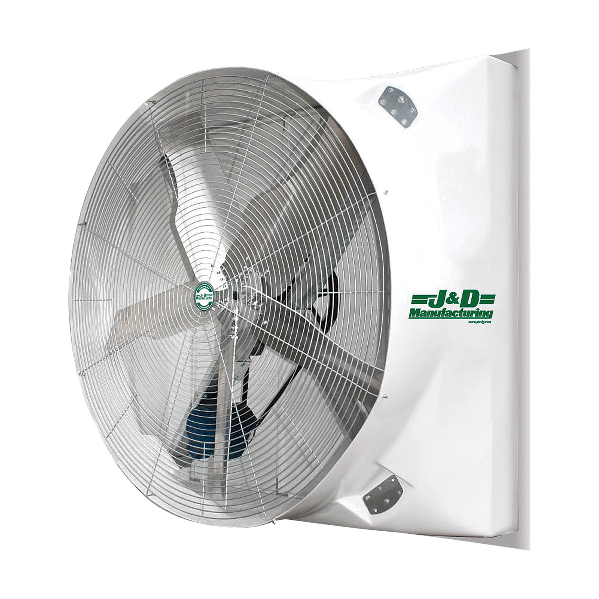 J&D Sales Exhaust Fan, 72in., 42,811 CFM, 3 HP, 230/460V, Model